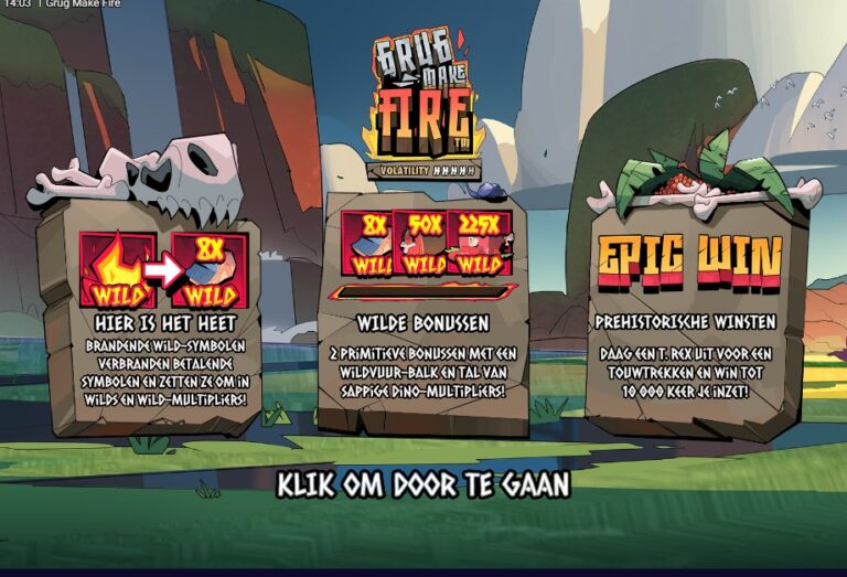 Screenshot 1 van Grug Make Fire